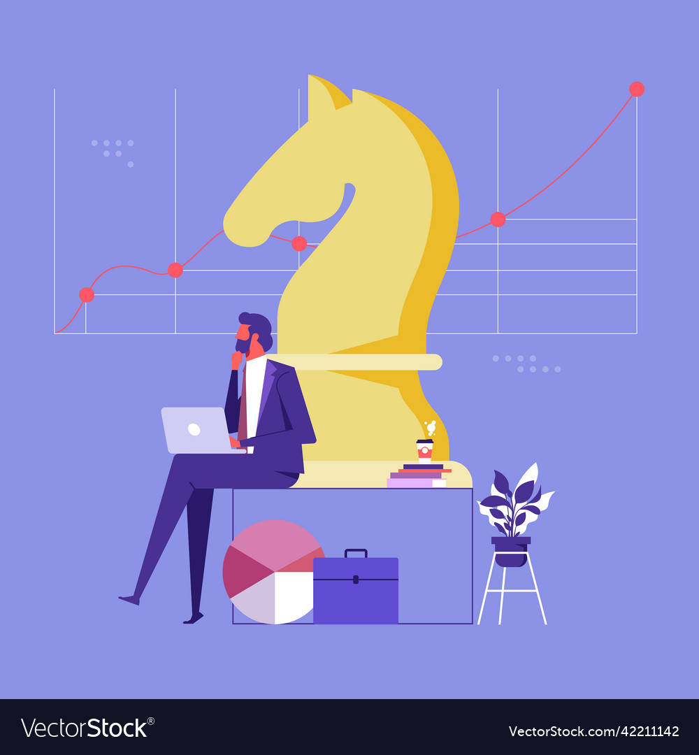 business-strategy-and-planing-concept-royalty-free-vector