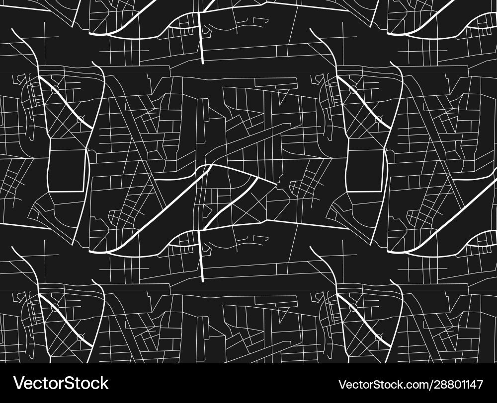 City map scheme roads pattern Royalty Free Vector Image