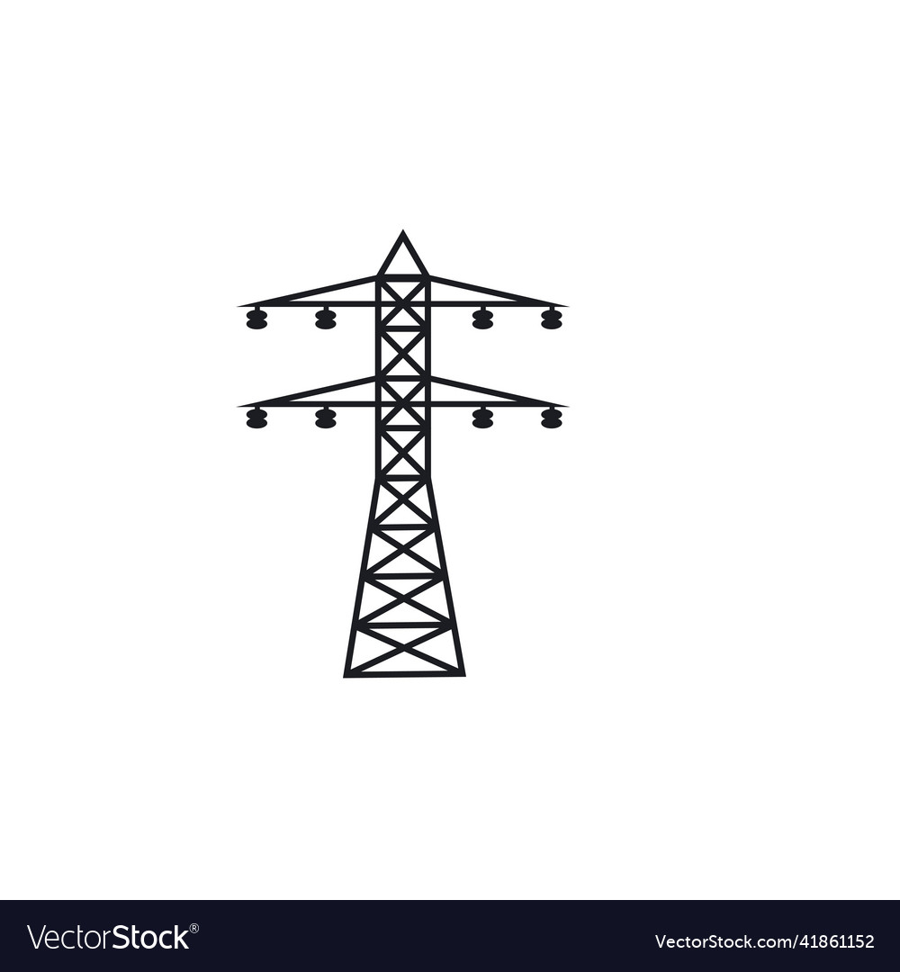 Electrikal Tower Logo Royalty Free Vector Image