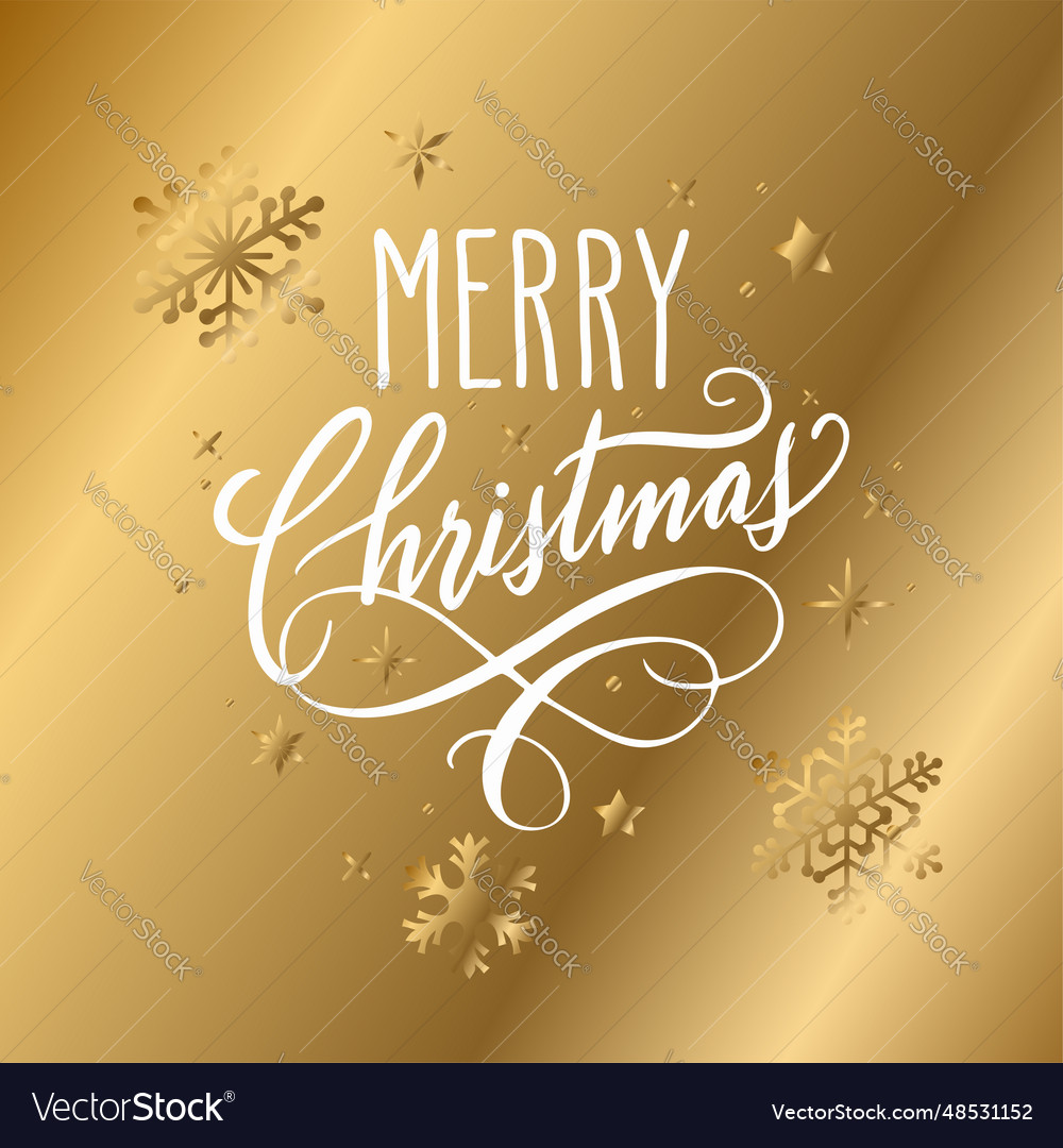 Handwritten Christmas Greetings Modern Royalty Free Vector