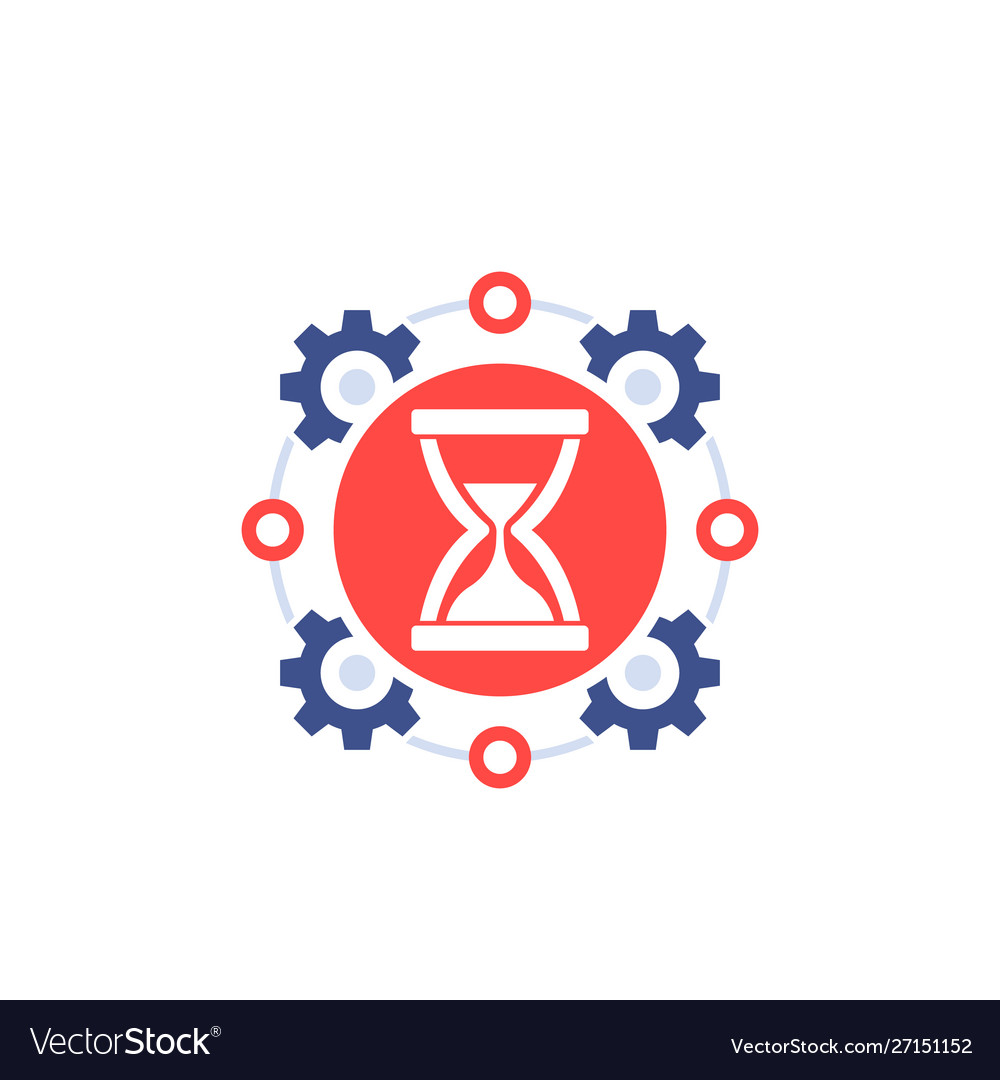 Effective Time Control icon. Simple element from productive work