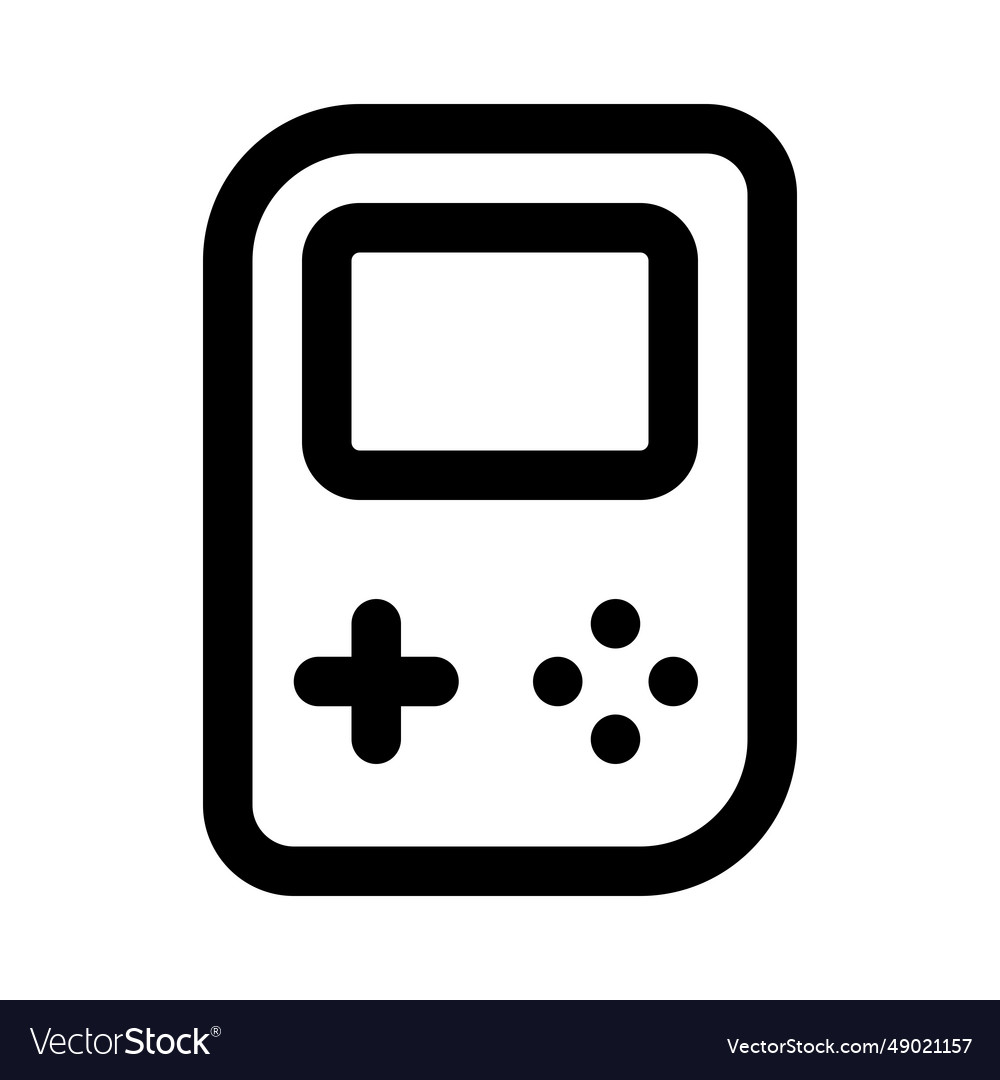 Game console a gaming device for entertainment Vector Image