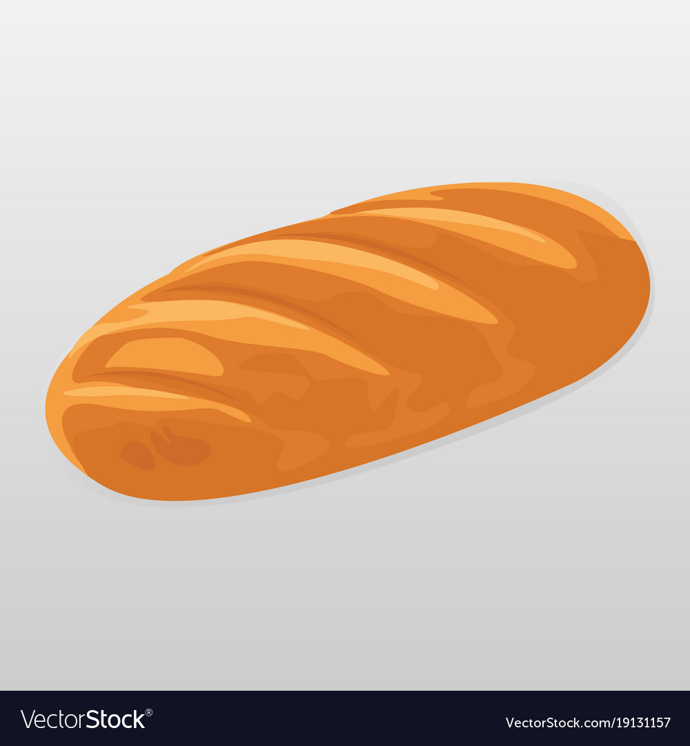 Loaf Of Bread Isolated Royalty Free Vector Image