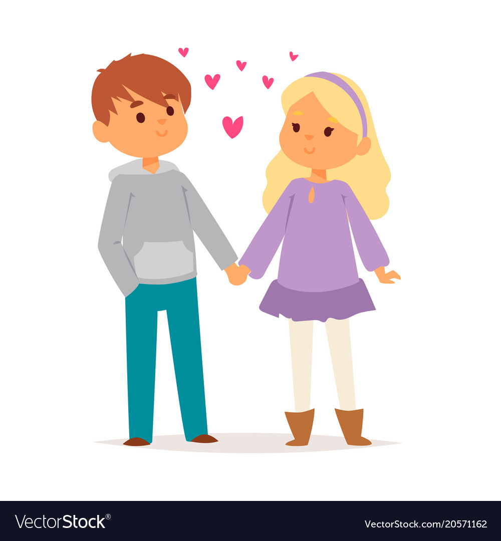 Couple in love characters togetherness Royalty Free Vector