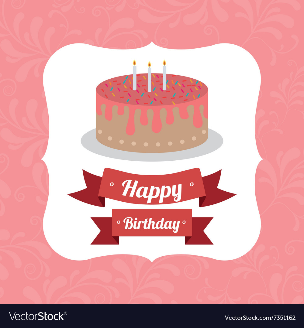 Happy birthday design Royalty Free Vector Image