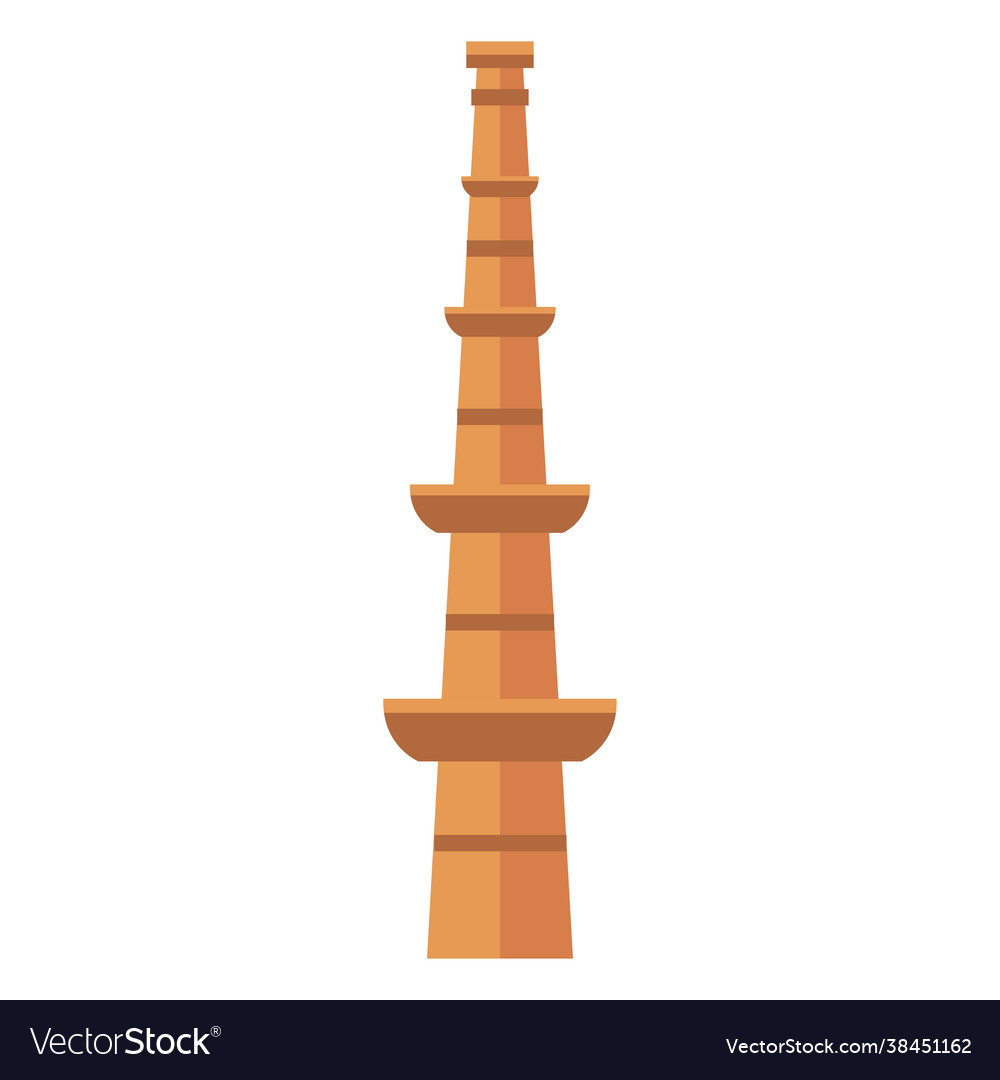 Indian tower icon Royalty Free Vector Image - VectorStock