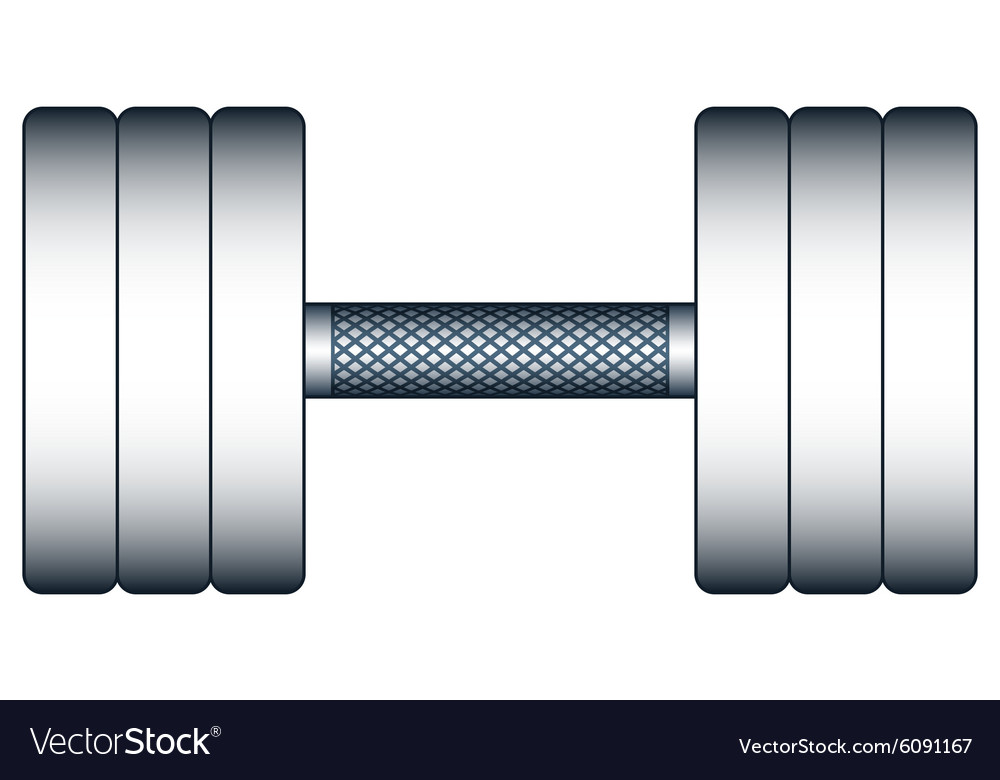Dumbbell Royalty Free Vector Image - VectorStock