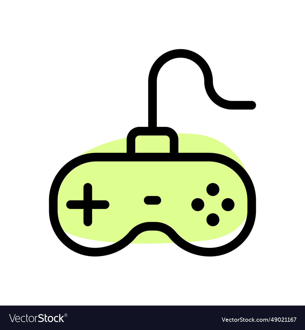 Gamepad an input device for video game consoles Vector Image