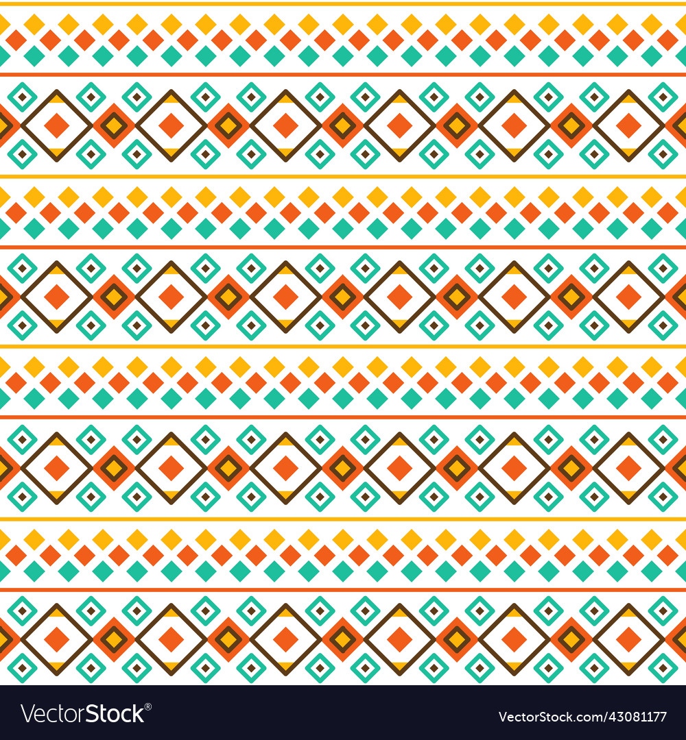 Indian pattern native american or aztec art vector image Indian pattern native american or aztec art