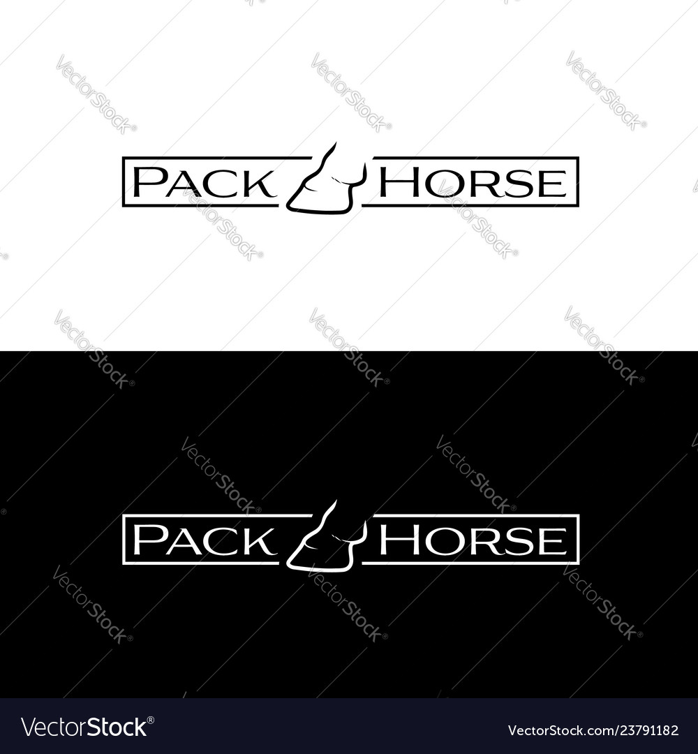 Horse-logo vector image Horse-logo