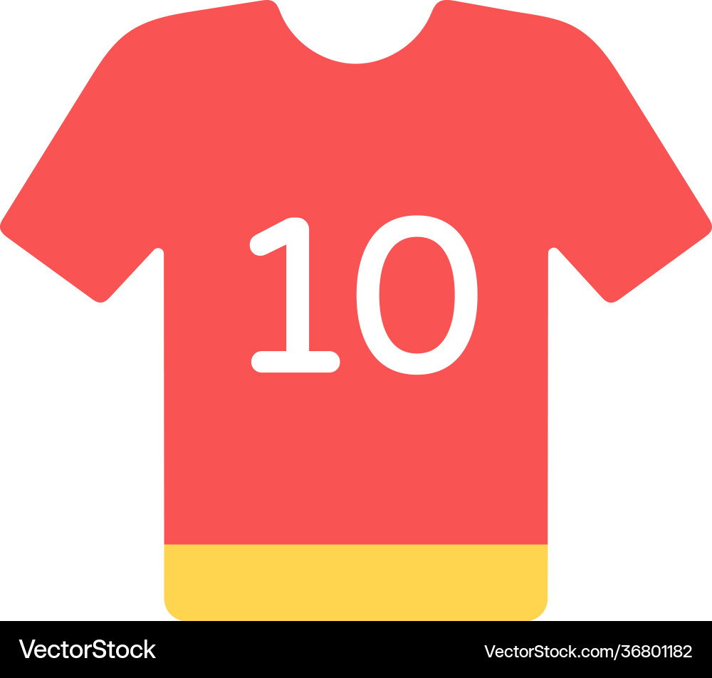 Sports shirt Royalty Free Vector Image VectorStock