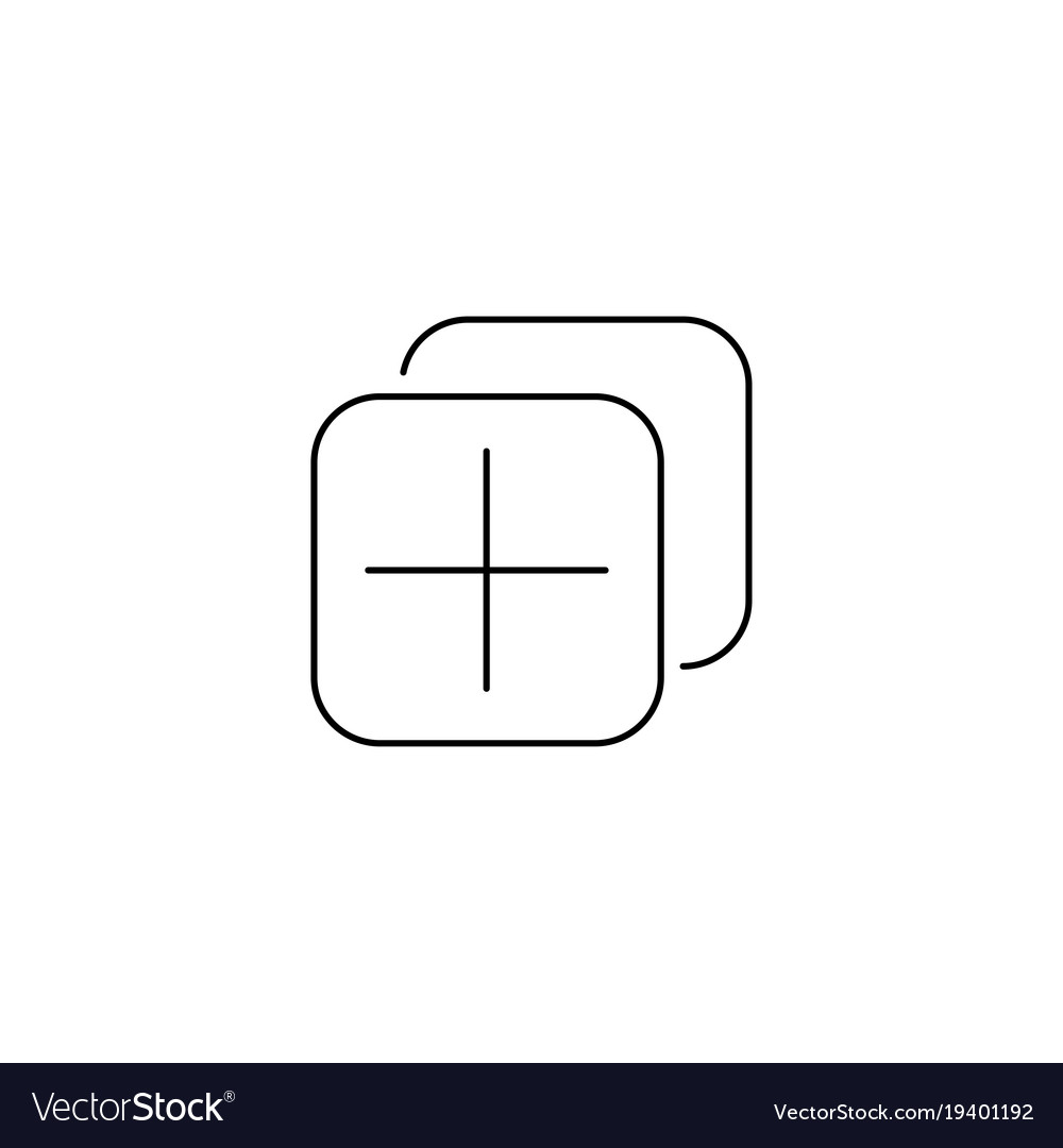 Add tab icon Royalty Free Vector Image - VectorStock