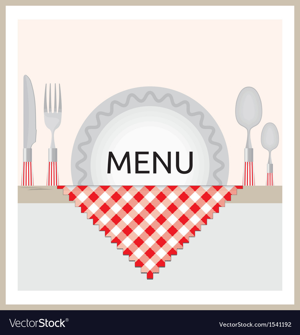 Restaurant menu Royalty Free Vector Image - VectorStock
