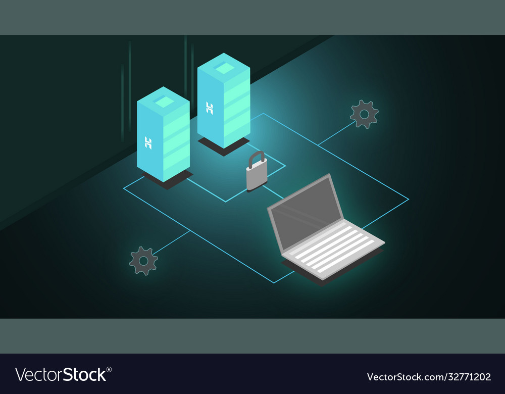 Server Royalty Free Vector Image - VectorStock