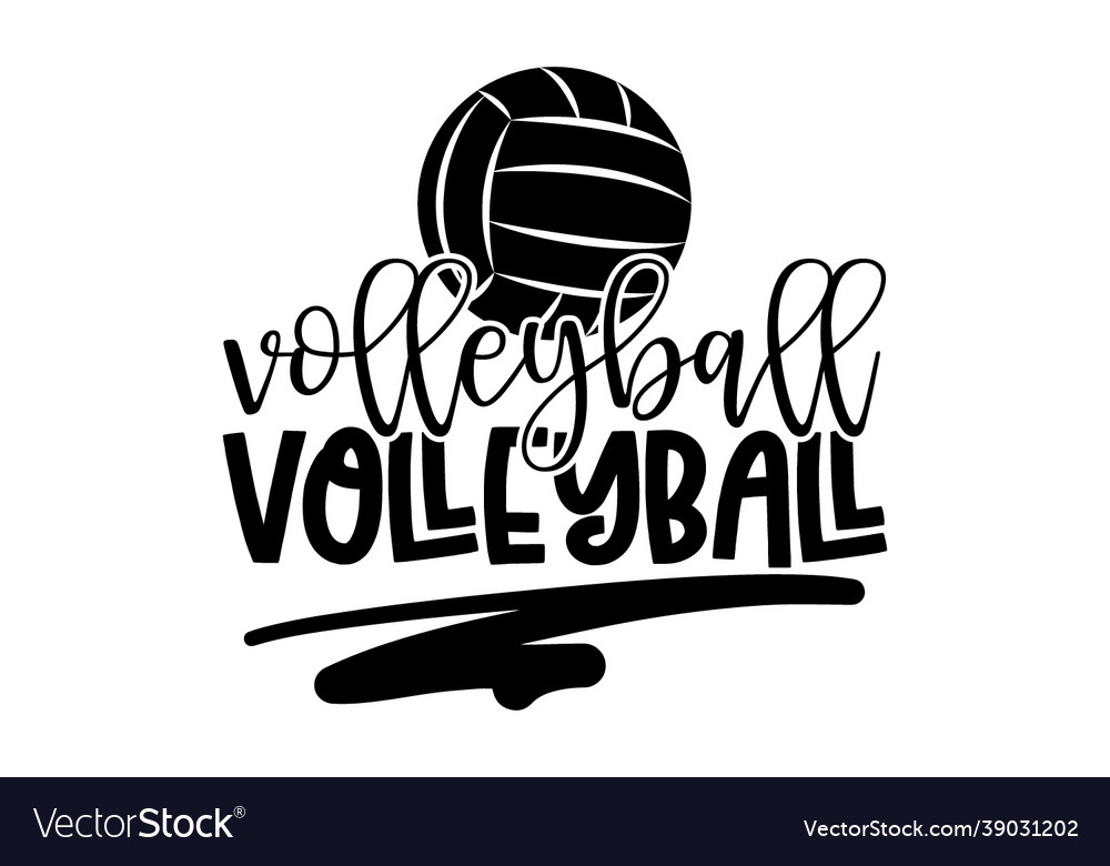 Volleyball Royalty Free Vector Image - VectorStock