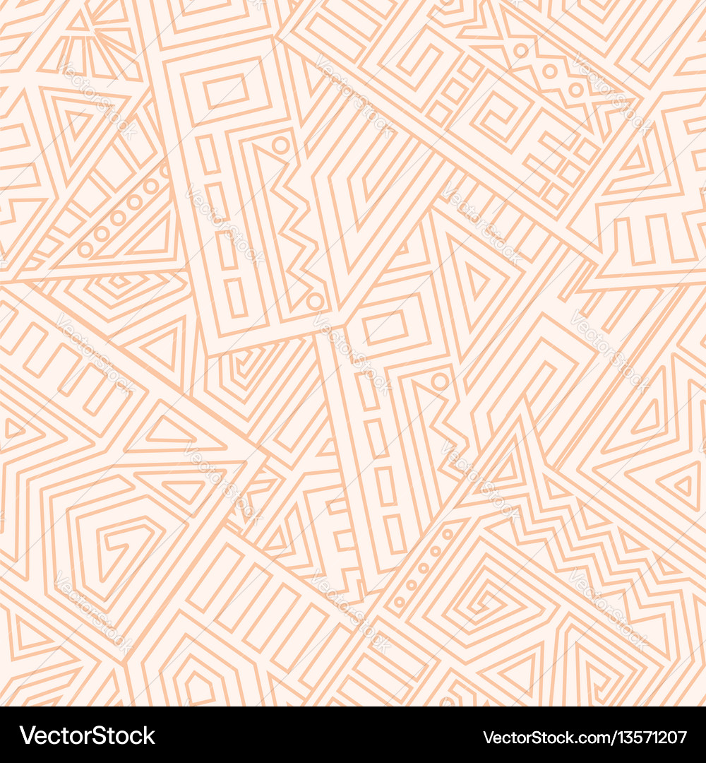 Aztec seamless pattern Royalty Free Vector Image