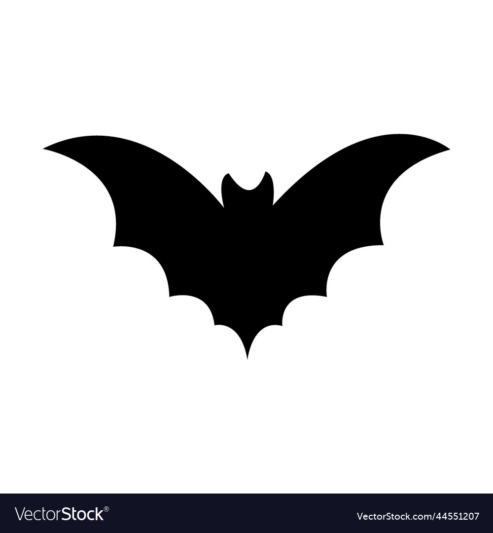 Bat silhouette Royalty Free Vector Image - VectorStock