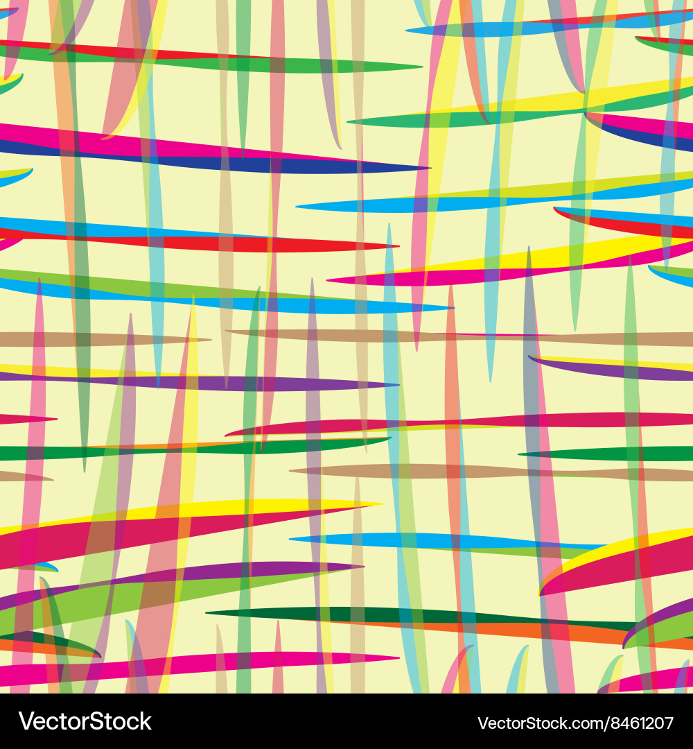 Seamless pattern with colored ribbons Royalty Free Vector