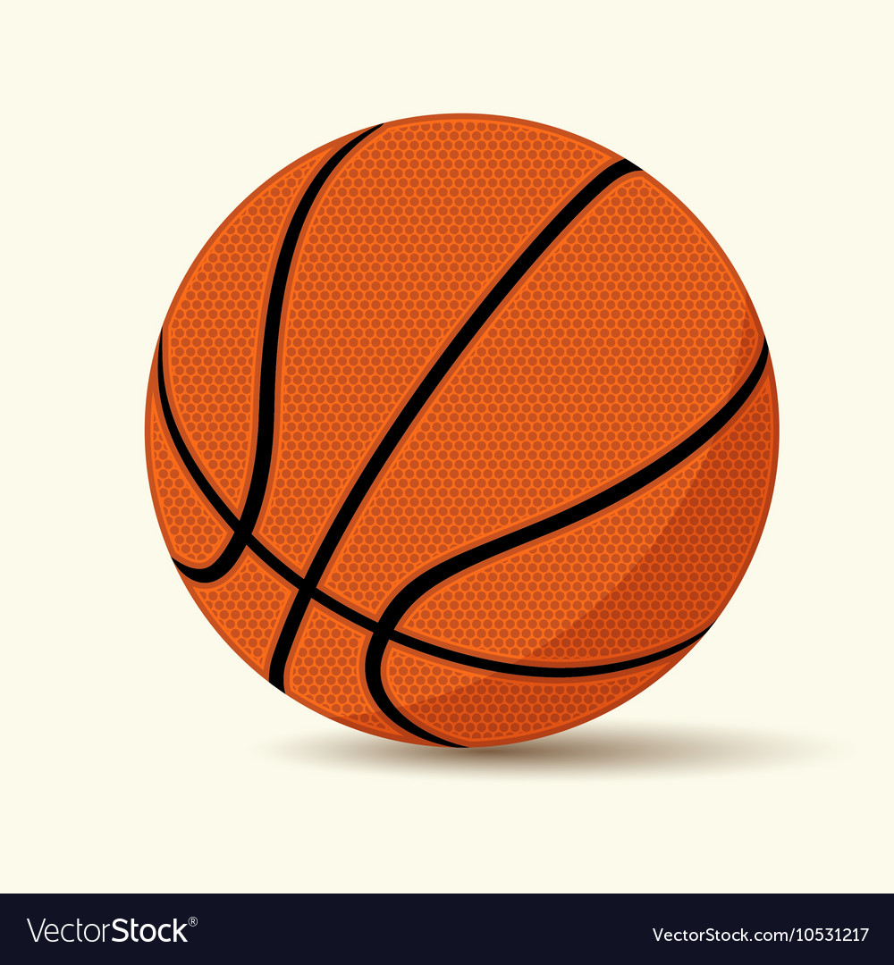 Basketball cartoon style Royalty Free Vector Image