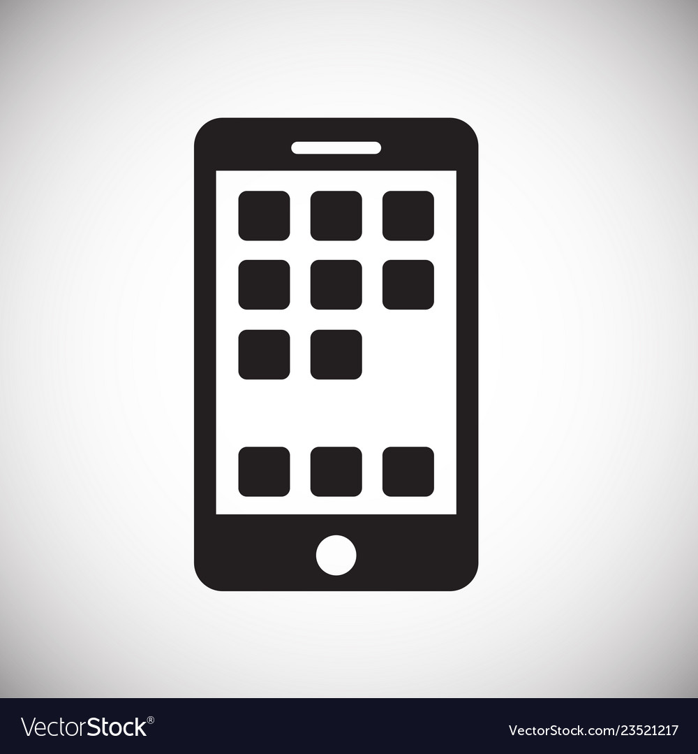 Business phone icon on white background Royalty Free Vector