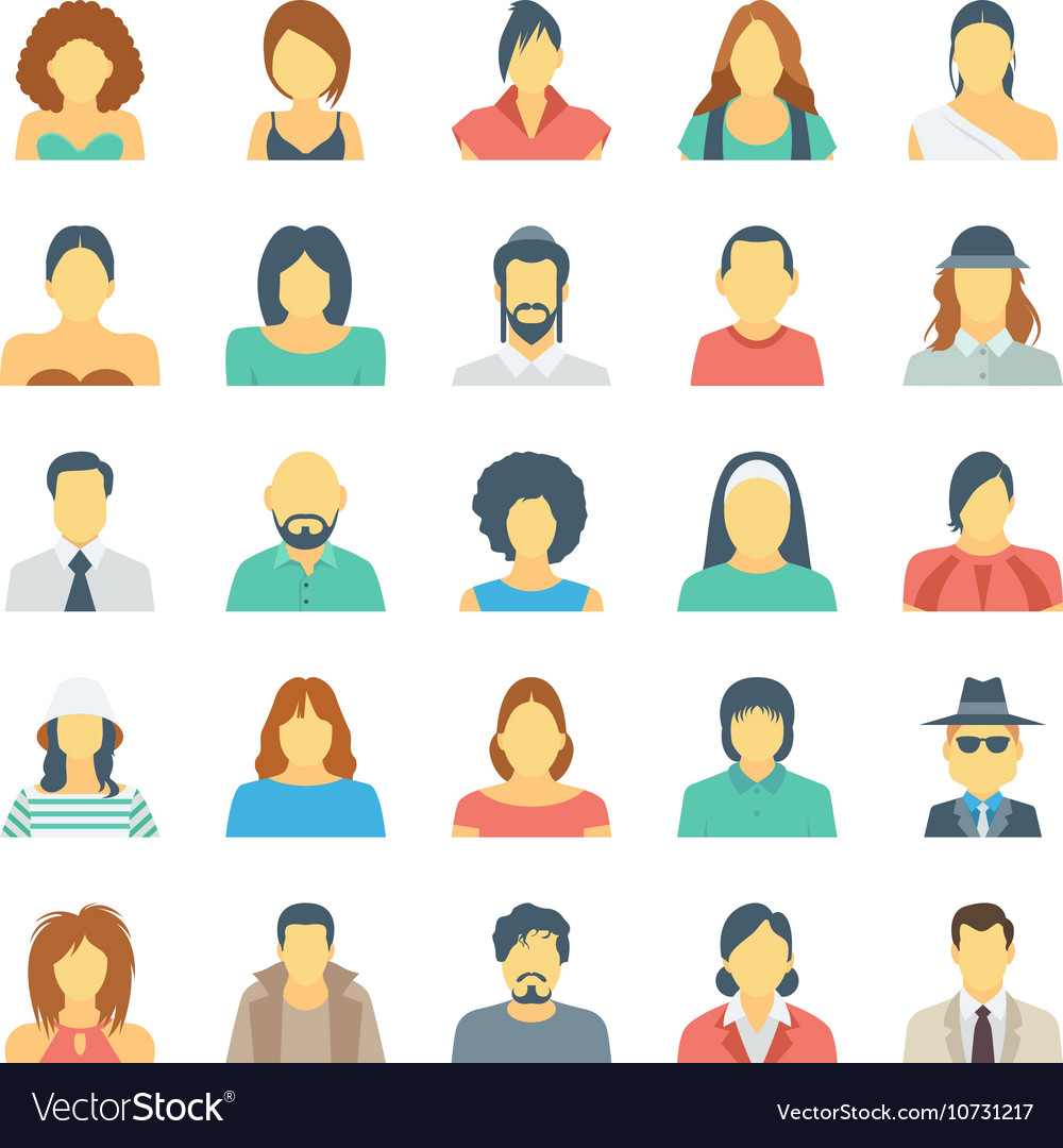 Avatar people icon Royalty Free Vector Image - VectorStock