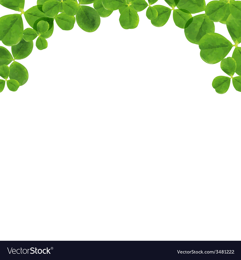 Border With Leaves Royalty Free Vector Image Vectorstock