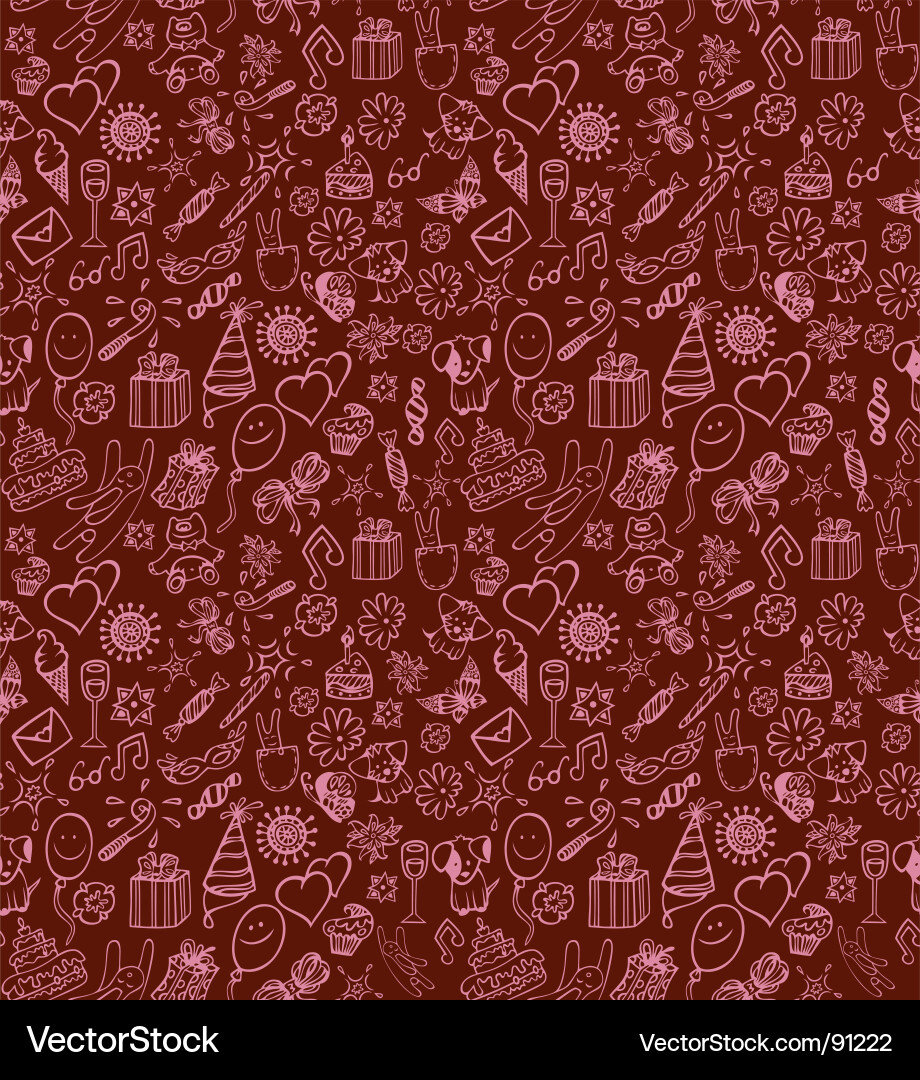 Celebration pattern Royalty Free Vector Image - VectorStock