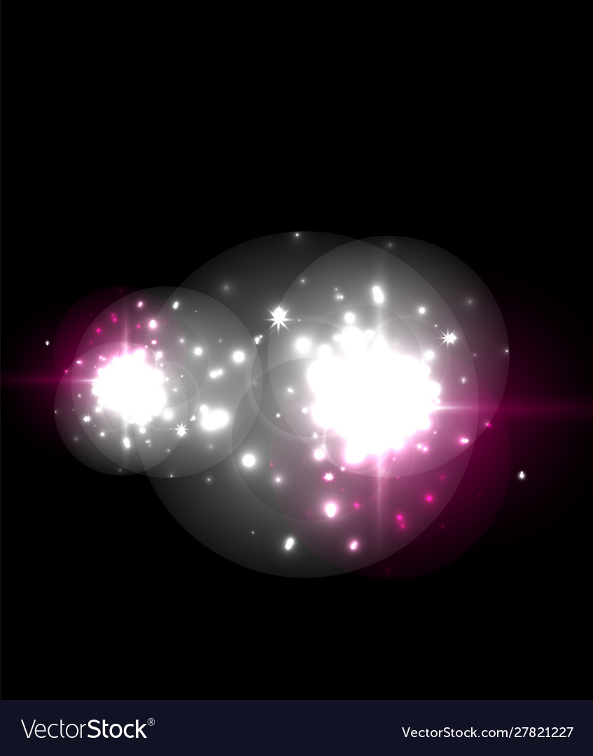Glowing neon light holiday decoration Royalty Free Vector