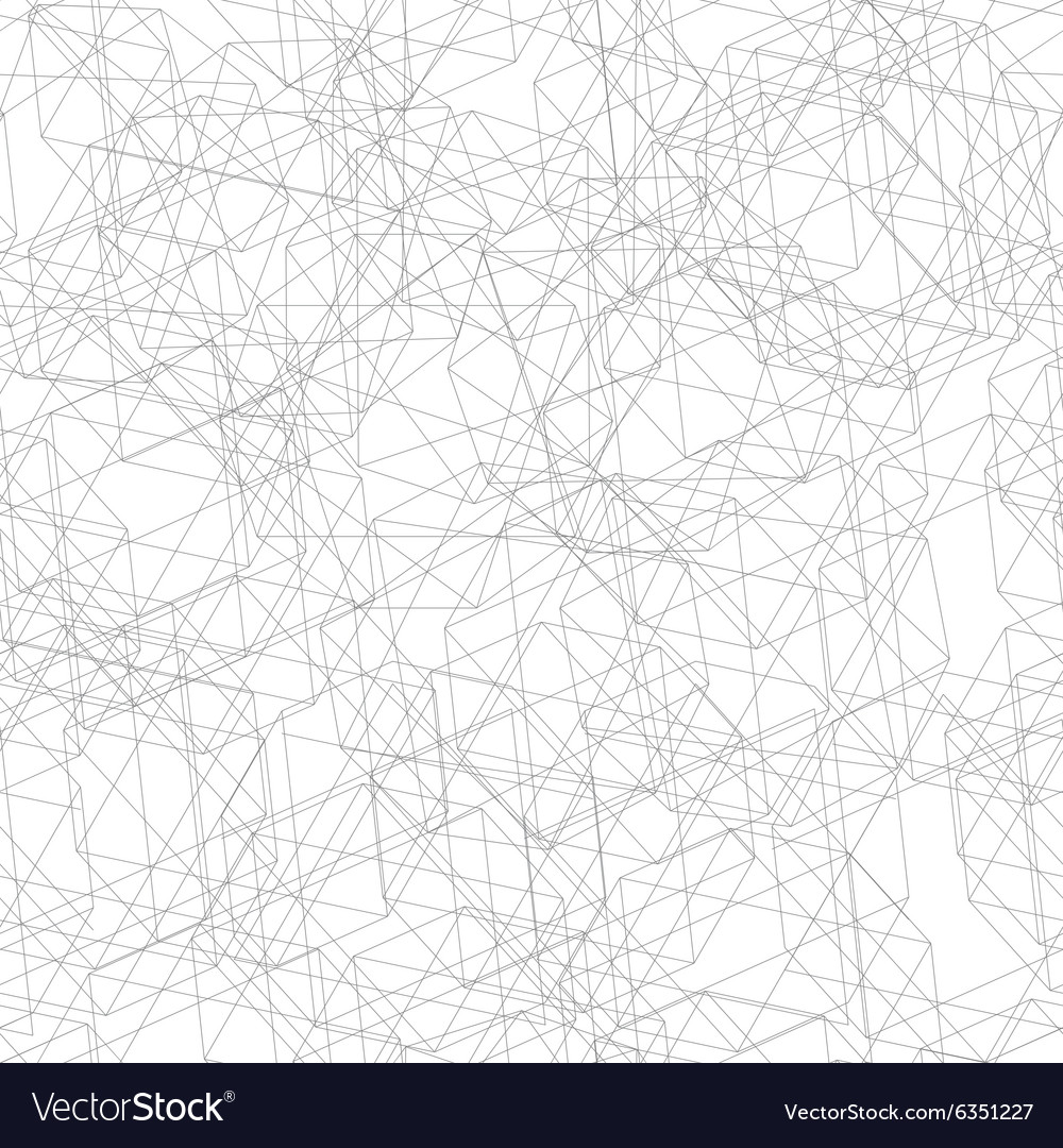 Seamless pattern from fine lines decagon Vector Image