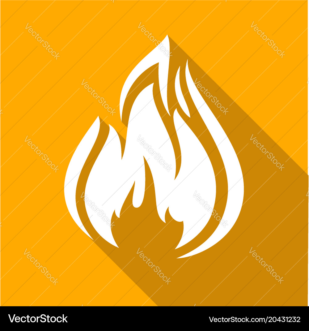 Fire flames set Royalty Free Vector Image - VectorStock