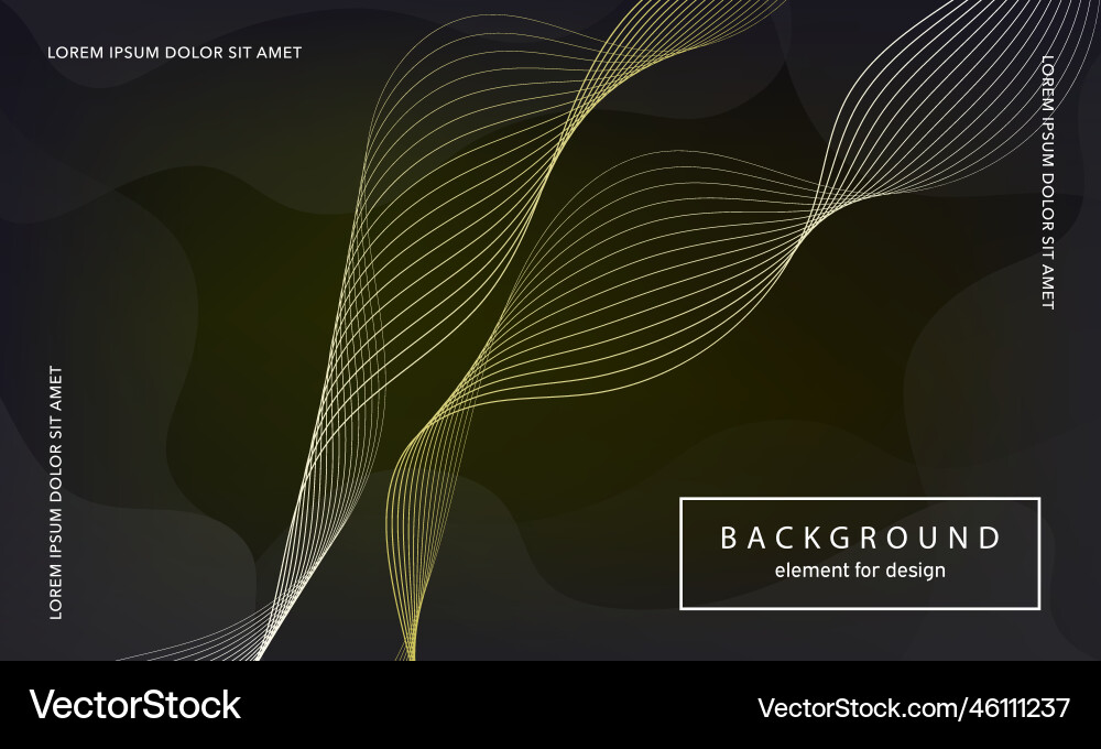 Abstract background wave element for design Vector Image
