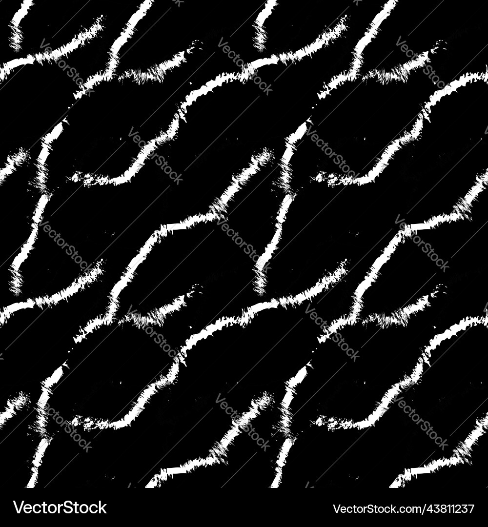 Abstract brush strokes seamless pattern design Vector Image