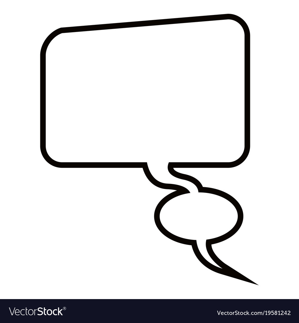 Comic chat bubble Royalty Free Vector Image - VectorStock