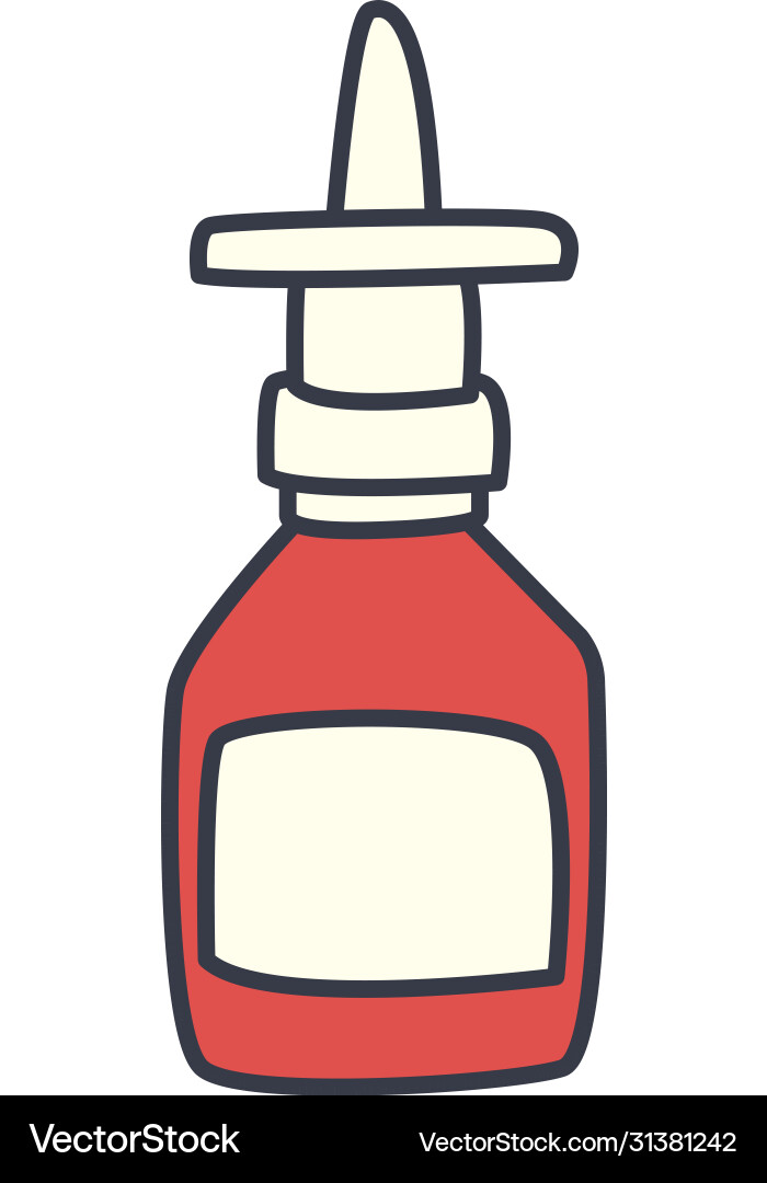 Medical dropper flat style icon design Royalty Free Vector