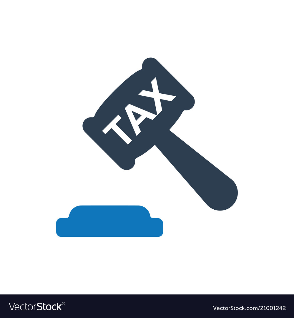 Tax law icon Royalty Free Vector Image - VectorStock