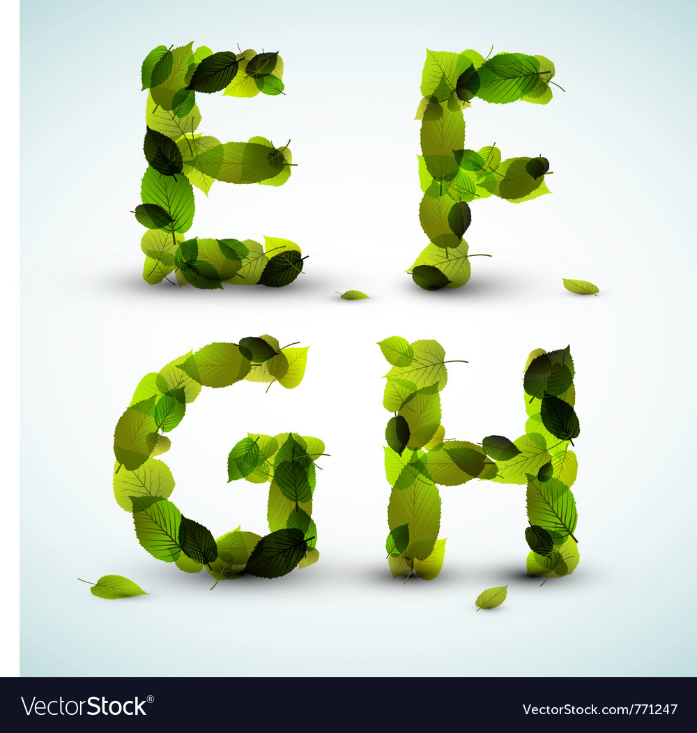 Alphabet letters Royalty Free Vector Image - VectorStock