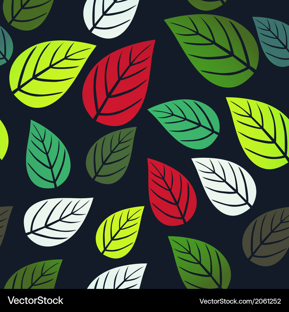 A seamless pattern with leafautumn leaf background