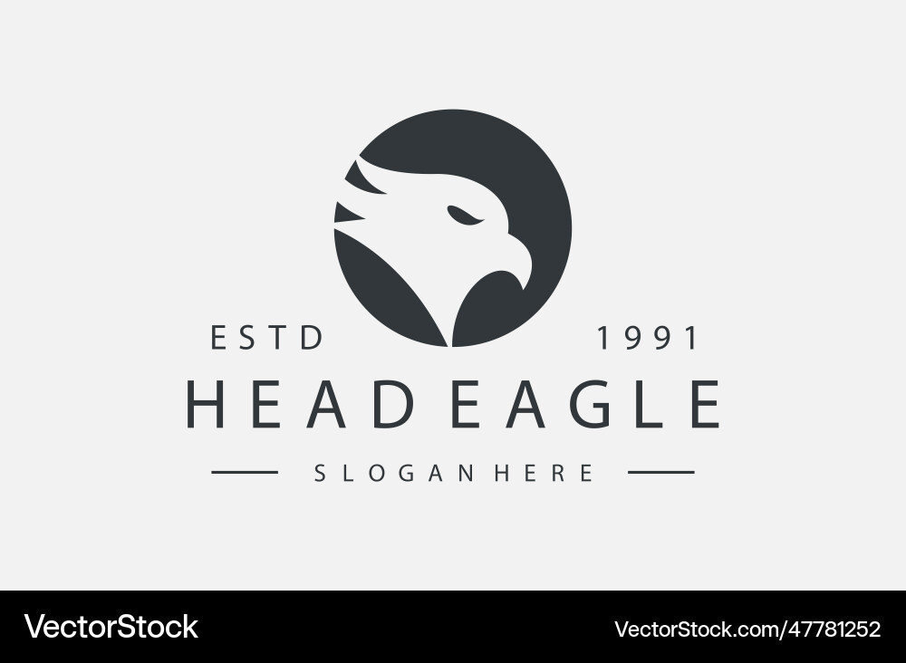 Head eagle Royalty Free Vector Image - VectorStock