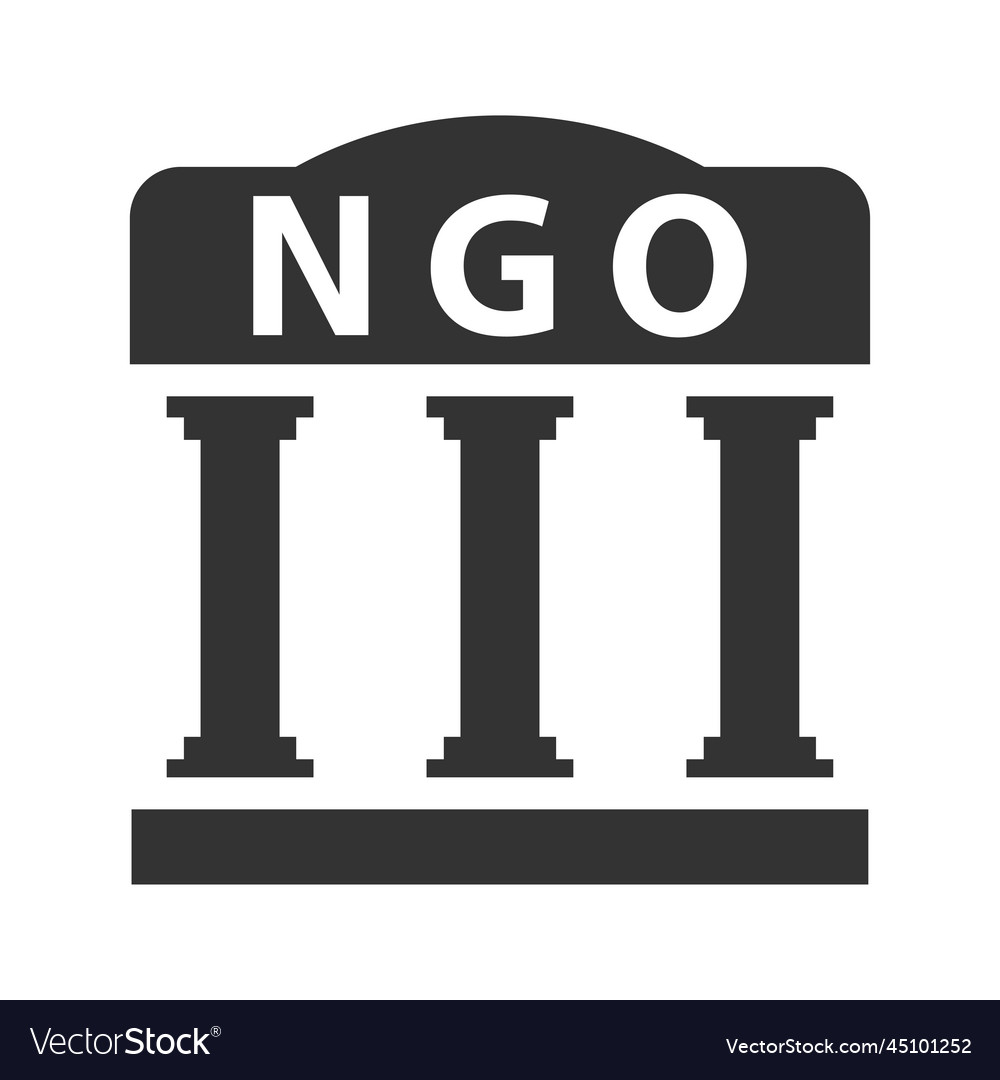 Ngo organization icon Royalty Free Vector Image