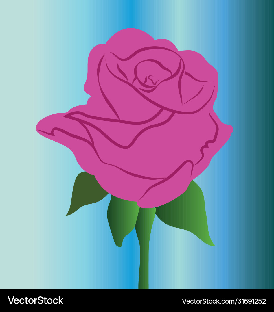 Rose Royalty Free Vector Image - VectorStock