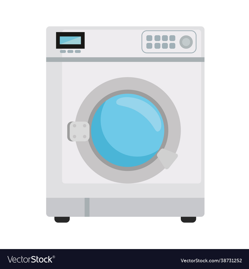 Washing machine home appliance Royalty Free Vector Image