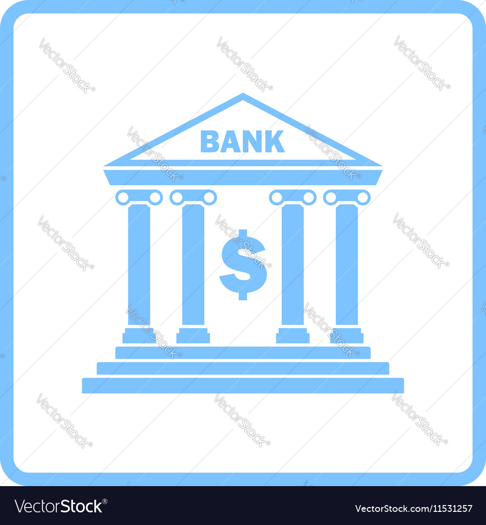 Bank icon Royalty Free Vector Image - VectorStock