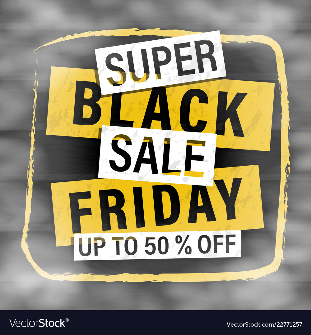 Black friday sale Royalty Free Vector Image - VectorStock