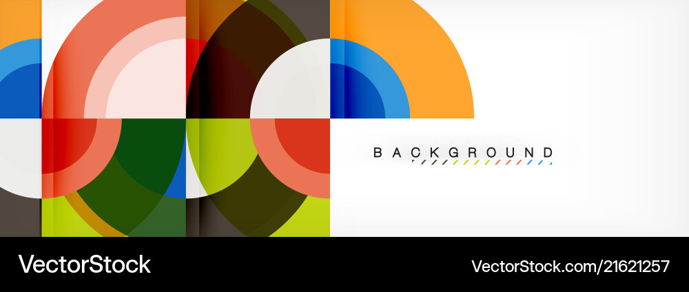Circle abstract background Royalty Free Vector Image