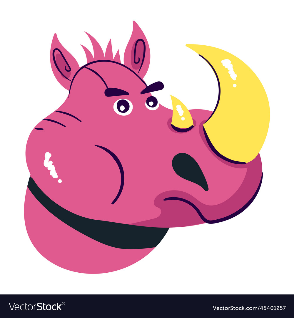 Rhinoceros Royalty Free Vector Image Vectorstock