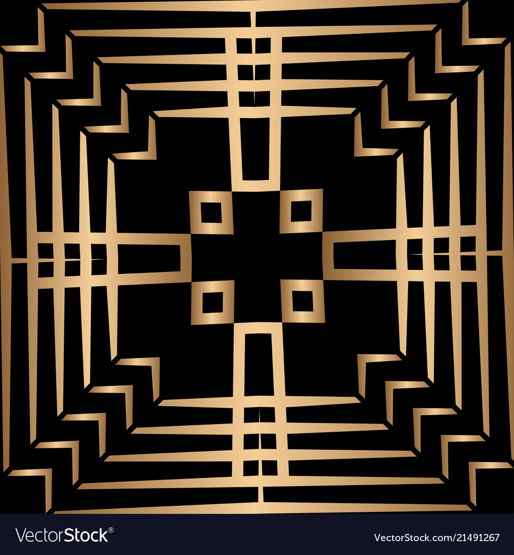 Art deco background Royalty Free Vector Image VectorStock