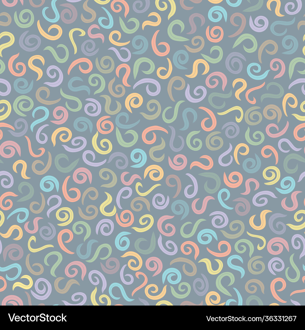 Multicolor leaves garden themed seamless pattern Vector Image