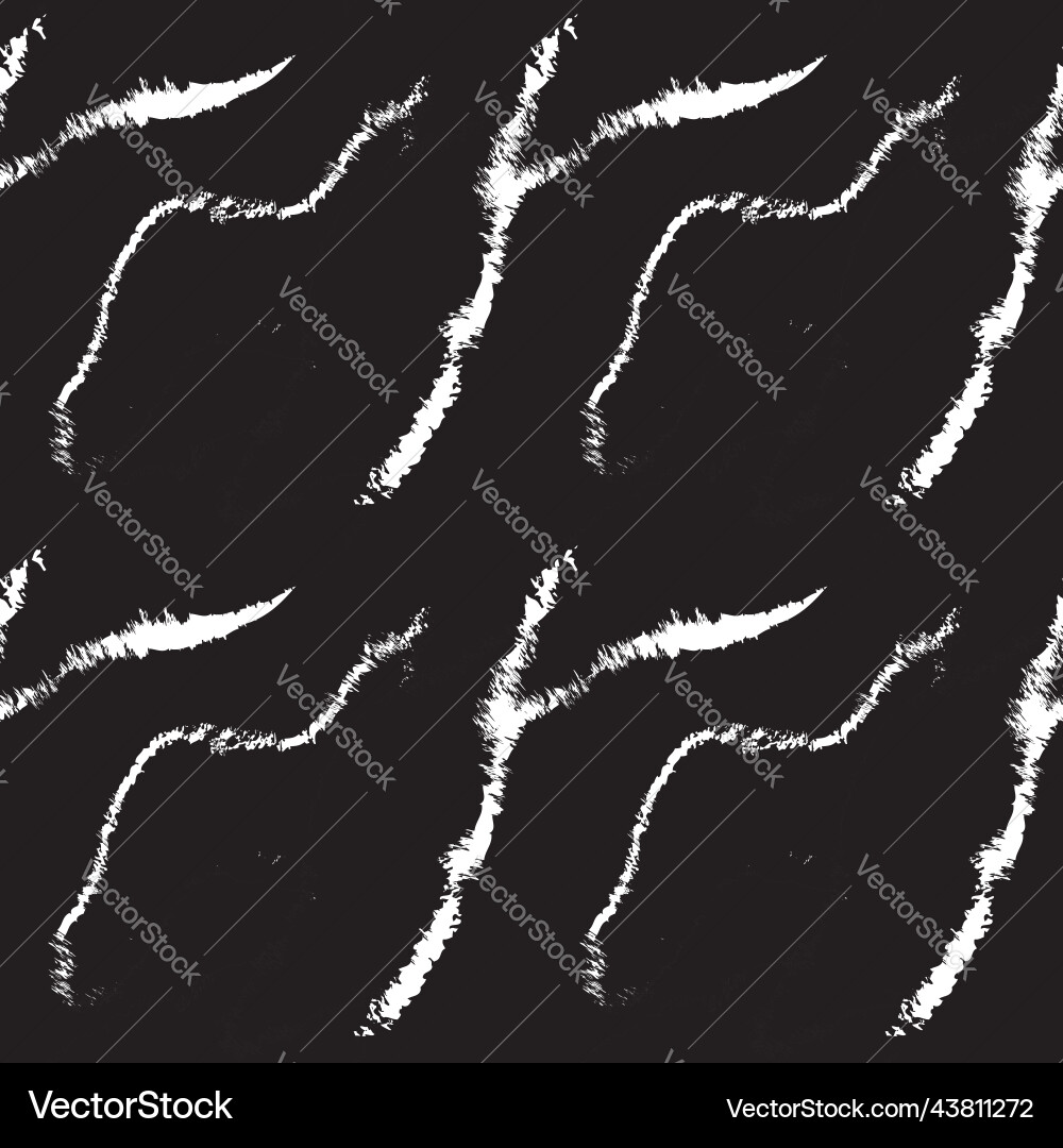 Abstract brush strokes seamless pattern design Vector Image