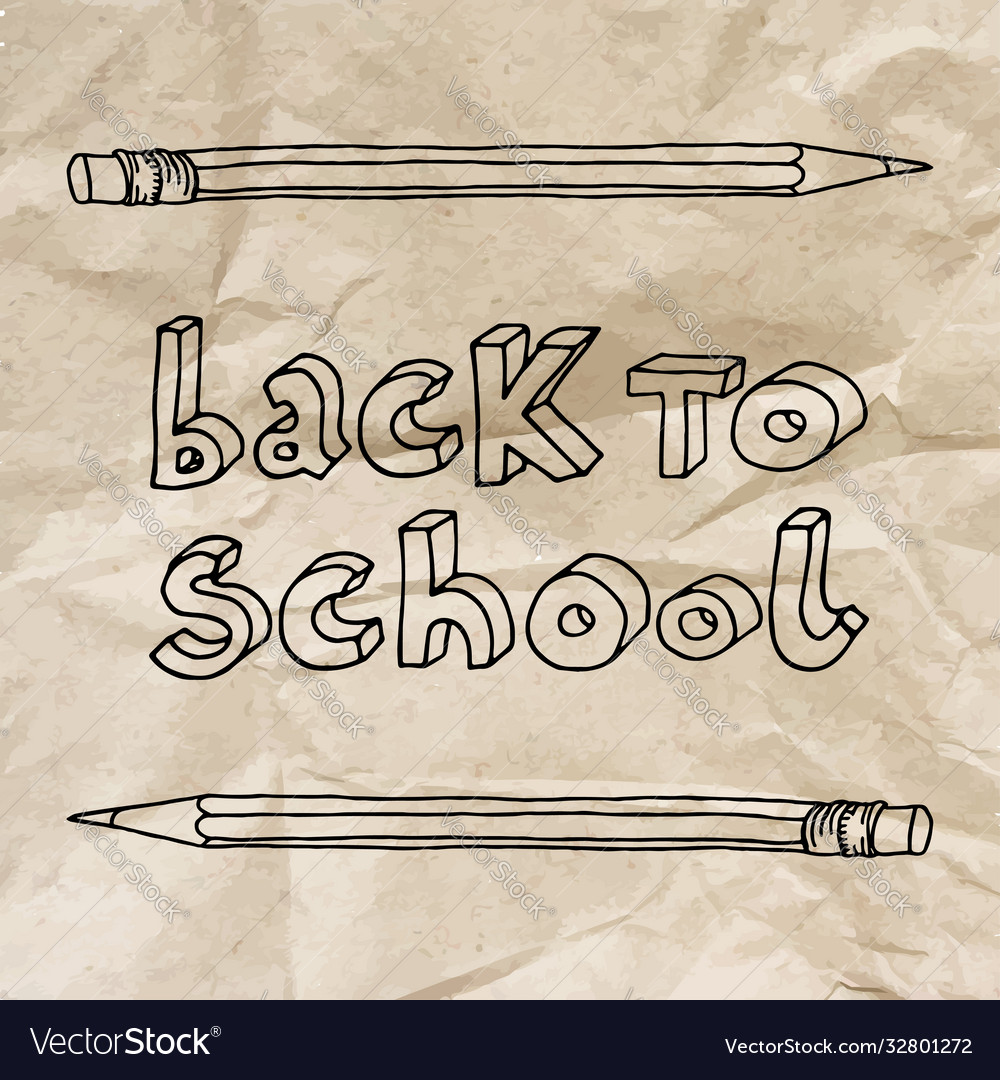 Back to school Royalty Free Vector Image - VectorStock