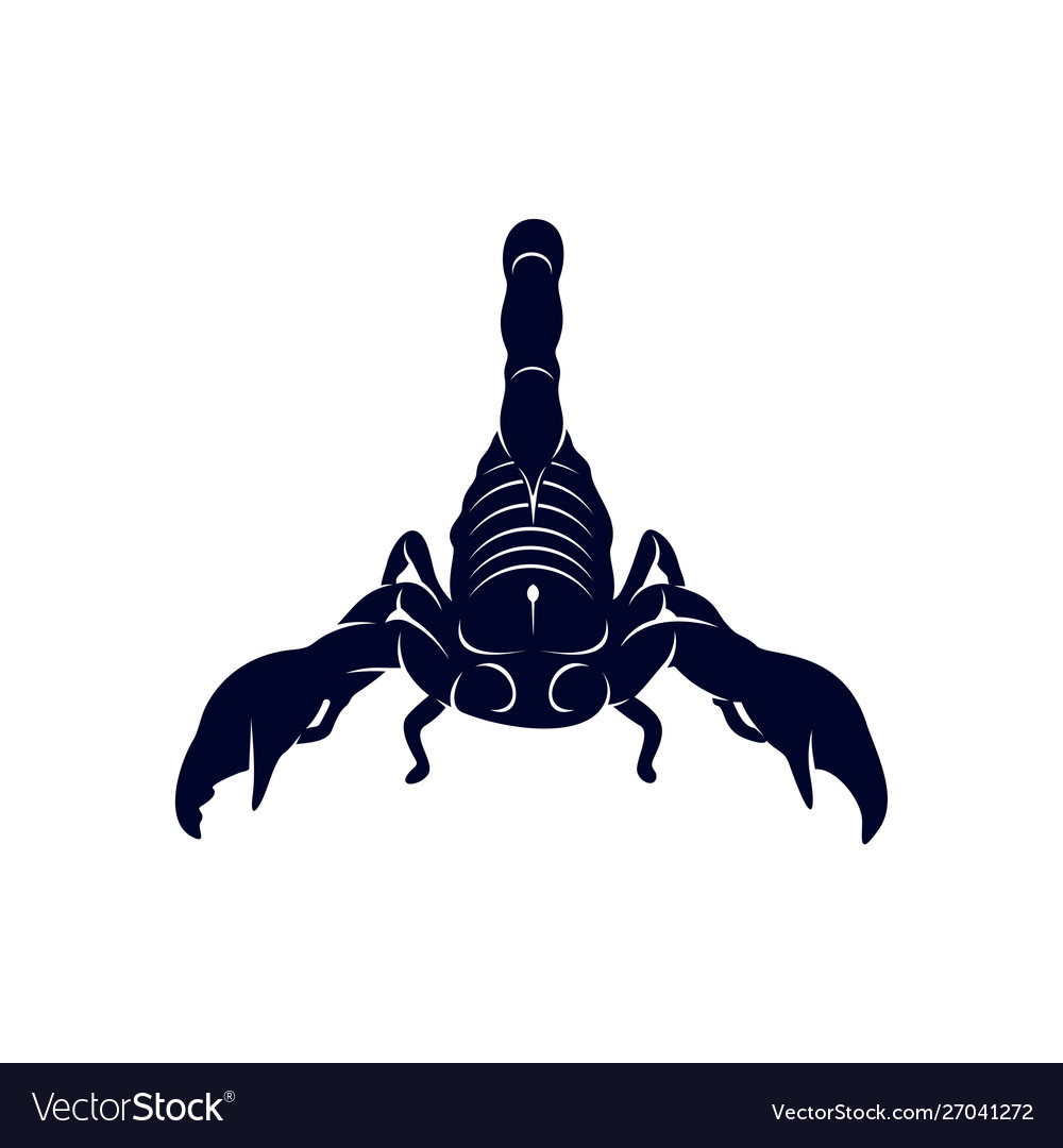 Scorpion Logo Image For Tattoo Symbol Or Vector Image